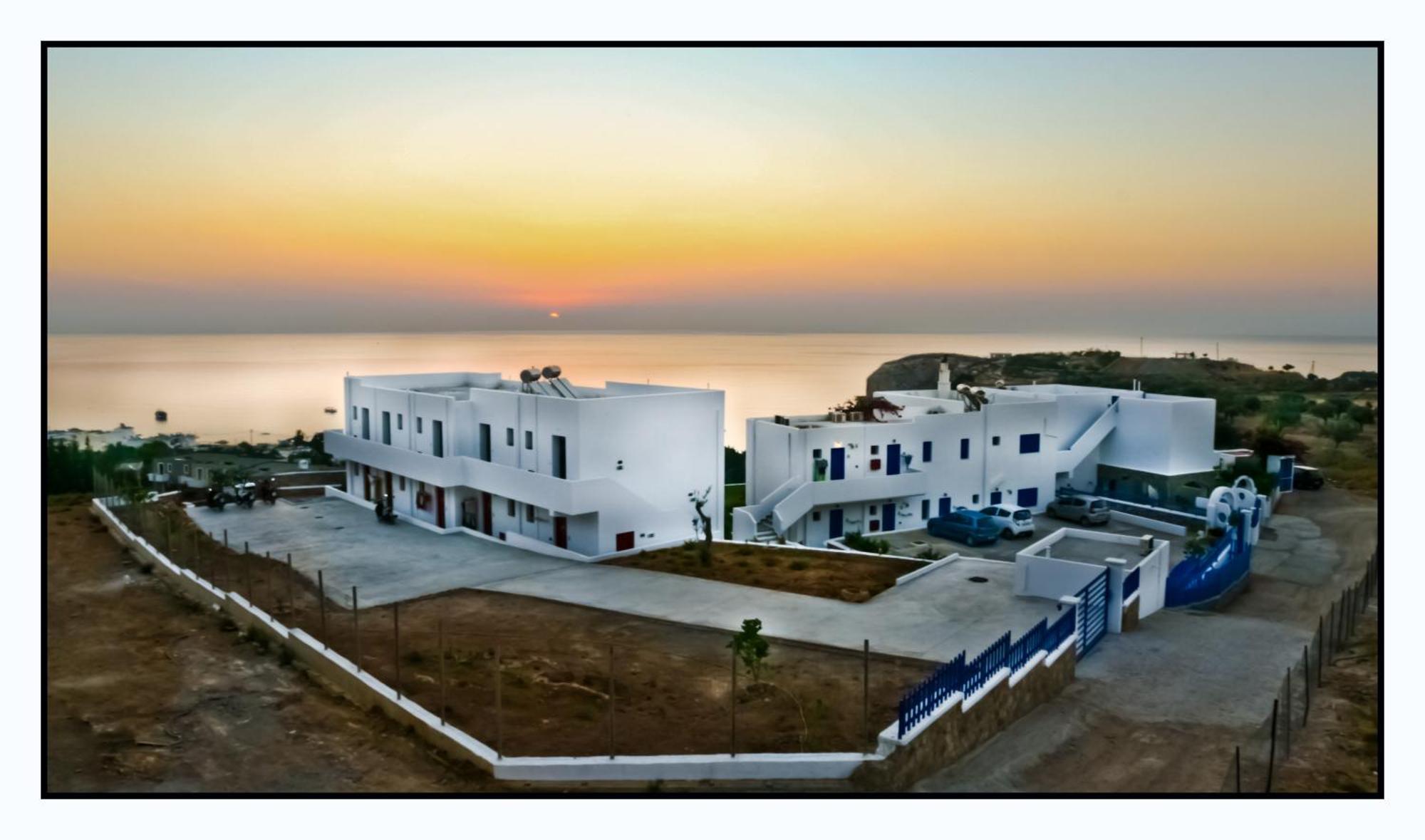 Bella Vista Stegna Aparthotel Archangelos  Buitenkant foto